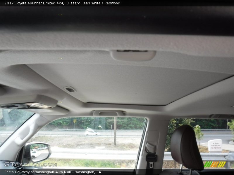 Blizzard Pearl White / Redwood 2017 Toyota 4Runner Limited 4x4