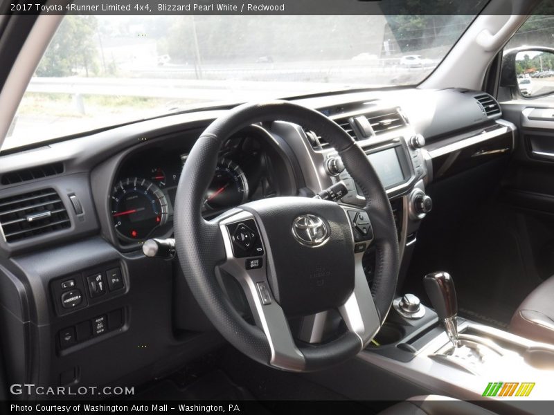 Blizzard Pearl White / Redwood 2017 Toyota 4Runner Limited 4x4