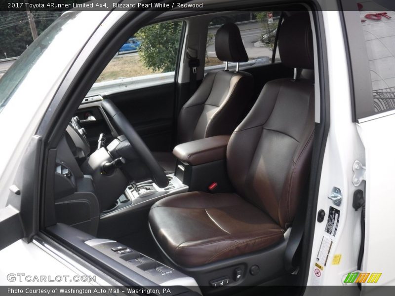 Blizzard Pearl White / Redwood 2017 Toyota 4Runner Limited 4x4