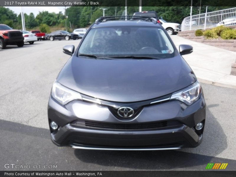 Magnetic Gray Metallic / Black 2017 Toyota RAV4 XLE