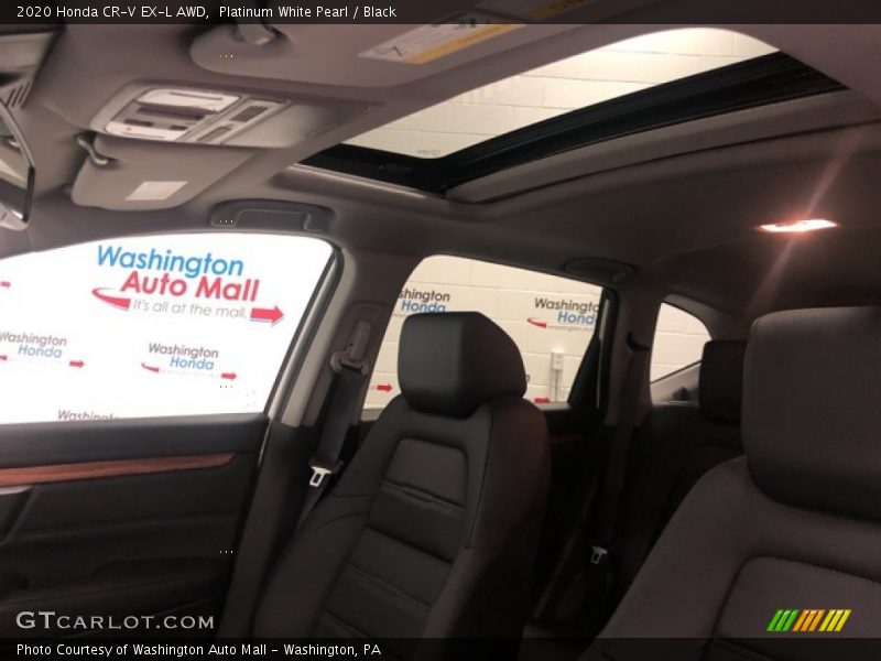 Platinum White Pearl / Black 2020 Honda CR-V EX-L AWD