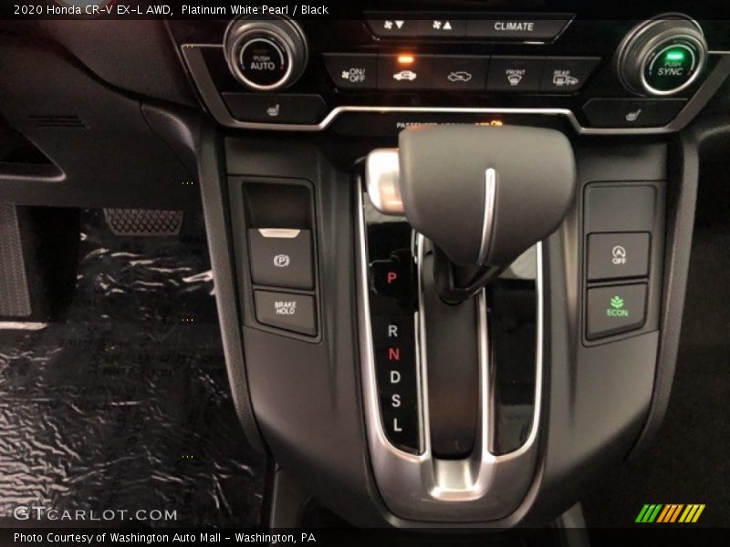 Platinum White Pearl / Black 2020 Honda CR-V EX-L AWD