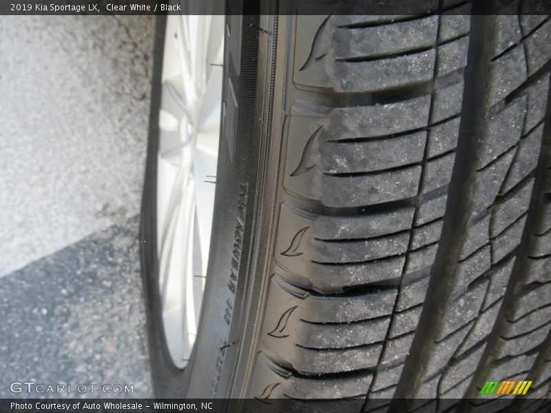 Clear White / Black 2019 Kia Sportage LX