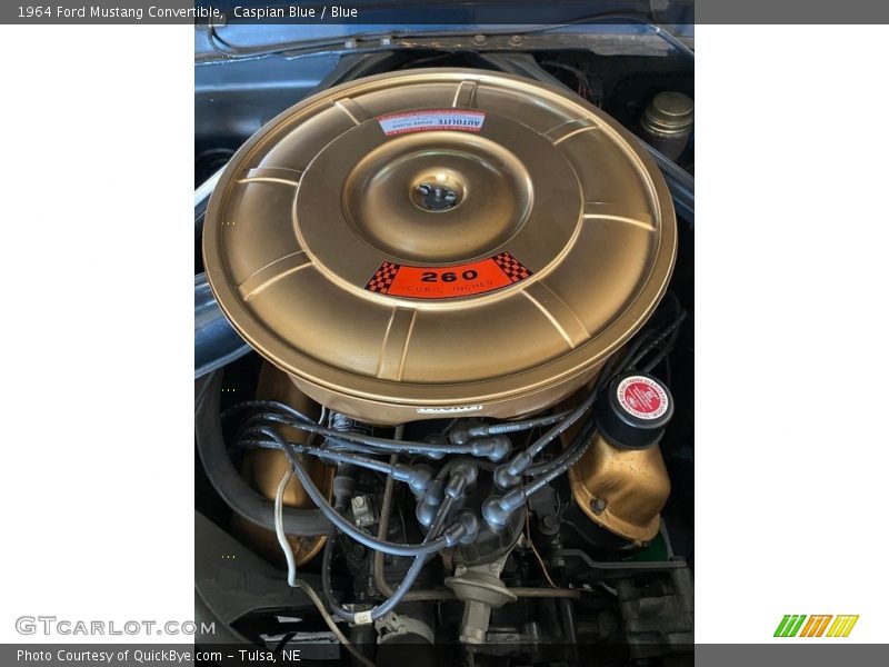  1964 Mustang Convertible Engine - 260 cid V8