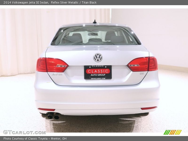 Reflex Silver Metallic / Titan Black 2014 Volkswagen Jetta SE Sedan
