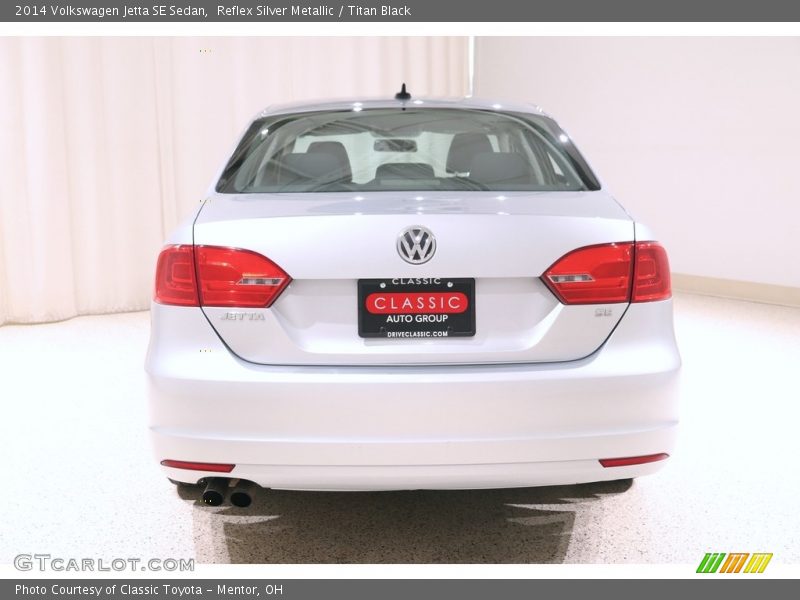 Reflex Silver Metallic / Titan Black 2014 Volkswagen Jetta SE Sedan