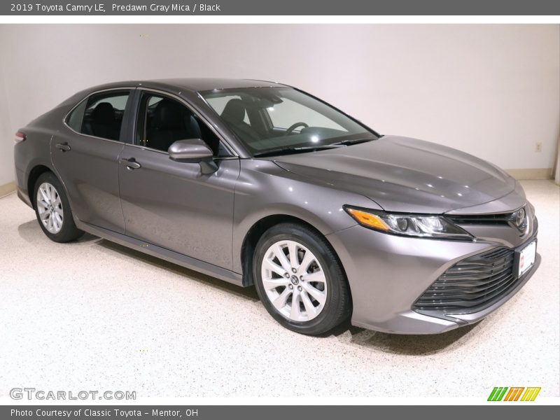 Predawn Gray Mica / Black 2019 Toyota Camry LE