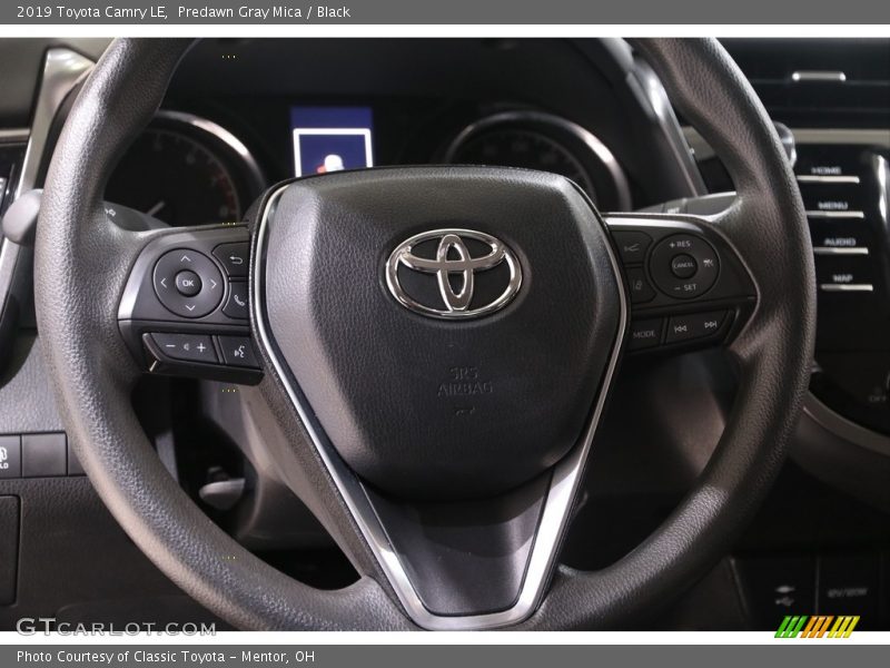 Predawn Gray Mica / Black 2019 Toyota Camry LE