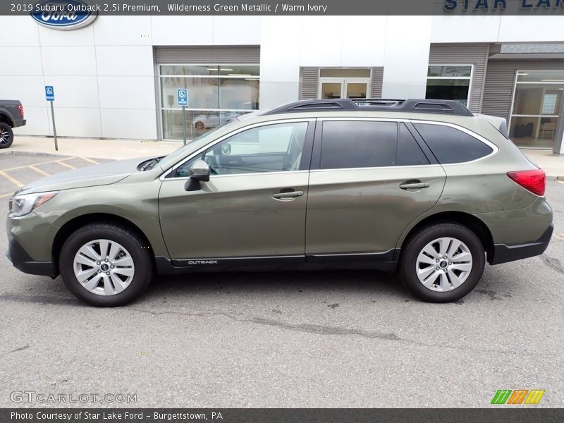 Wilderness Green Metallic / Warm Ivory 2019 Subaru Outback 2.5i Premium
