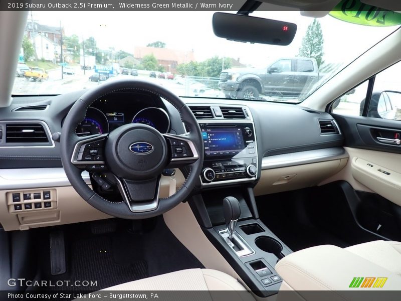 Wilderness Green Metallic / Warm Ivory 2019 Subaru Outback 2.5i Premium