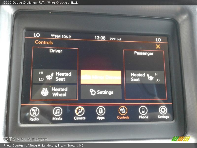 White Knuckle / Black 2019 Dodge Challenger R/T