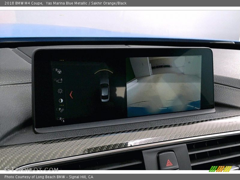 Yas Marina Blue Metallic / Sakhir Orange/Black 2018 BMW M4 Coupe