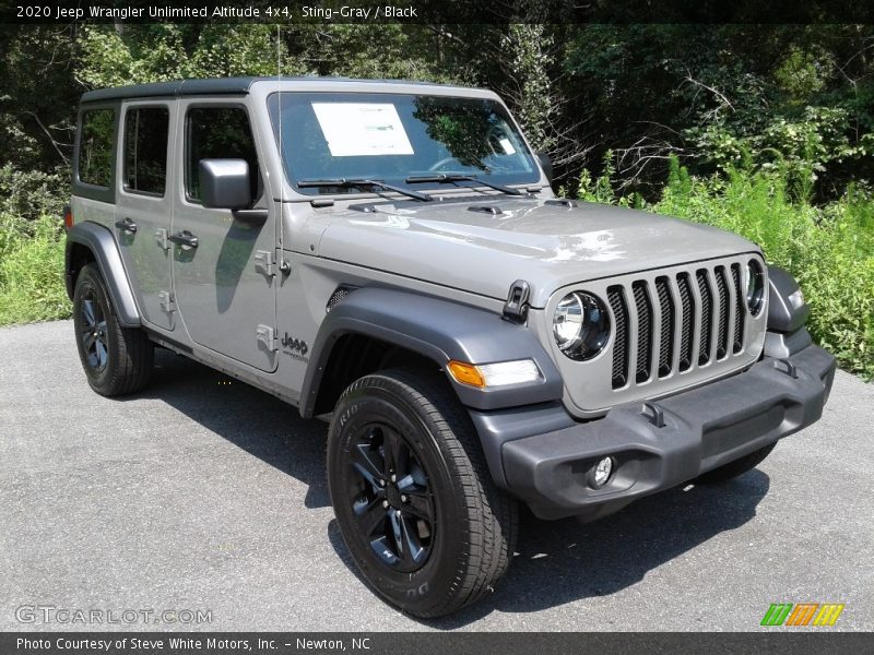 Sting-Gray / Black 2020 Jeep Wrangler Unlimited Altitude 4x4