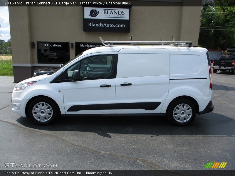 Frozen White / Charcoal Black 2016 Ford Transit Connect XLT Cargo Van