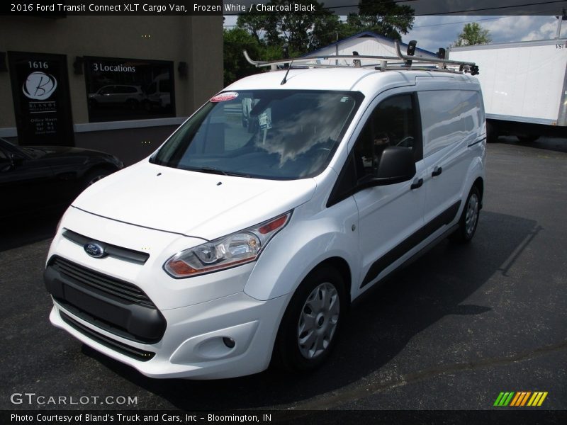 Frozen White / Charcoal Black 2016 Ford Transit Connect XLT Cargo Van