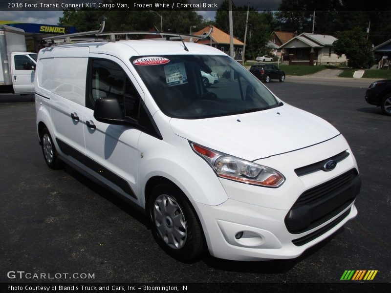Frozen White / Charcoal Black 2016 Ford Transit Connect XLT Cargo Van
