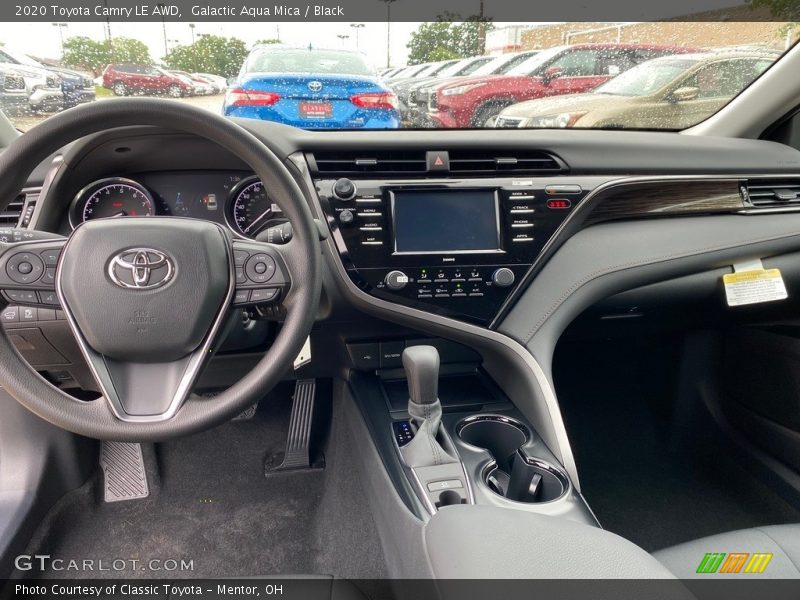 Galactic Aqua Mica / Black 2020 Toyota Camry LE AWD