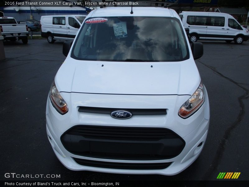 Frozen White / Charcoal Black 2016 Ford Transit Connect XLT Cargo Van