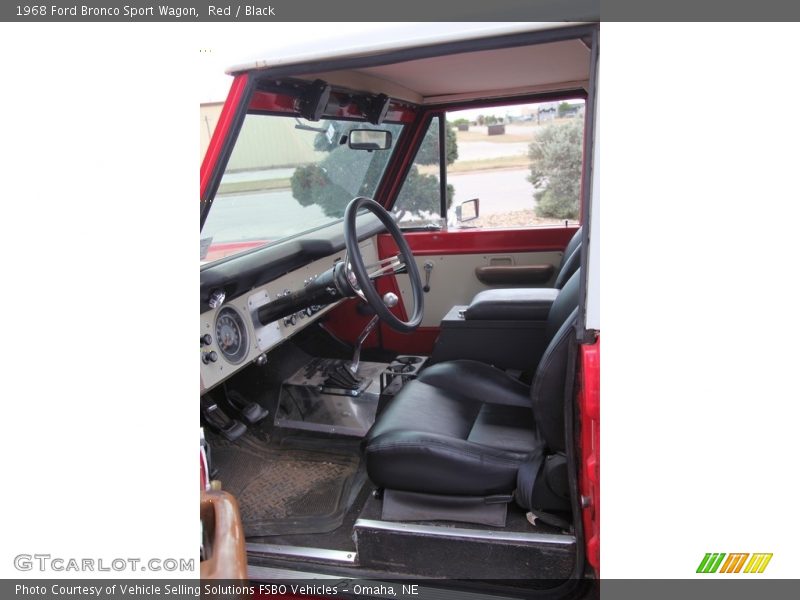  1968 Bronco Sport Wagon Black Interior