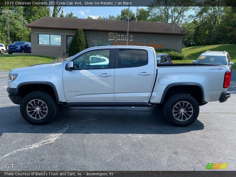 Silver Ice Metallic / Jet Black 2018 Chevrolet Colorado ZR2 Crew Cab 4x4