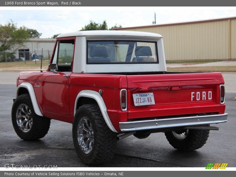 Red / Black 1968 Ford Bronco Sport Wagon