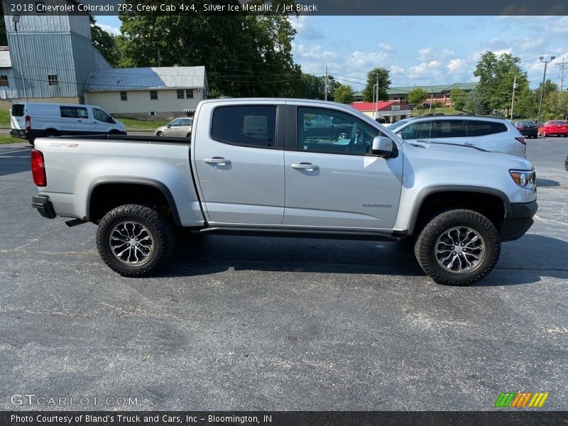 Silver Ice Metallic / Jet Black 2018 Chevrolet Colorado ZR2 Crew Cab 4x4