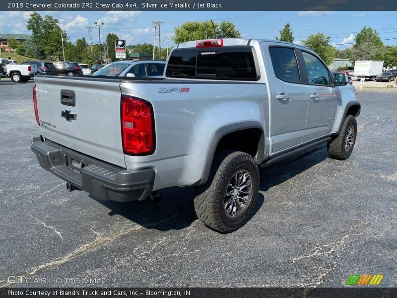 Silver Ice Metallic / Jet Black 2018 Chevrolet Colorado ZR2 Crew Cab 4x4