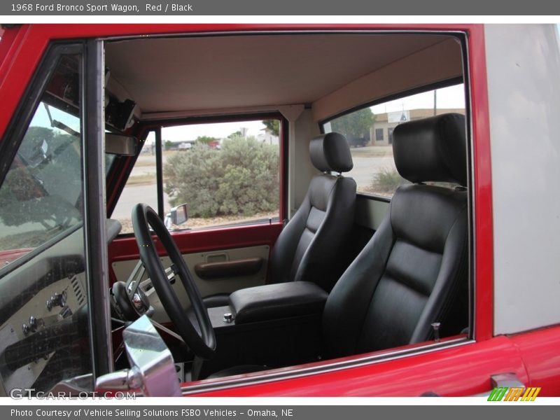 Front Seat of 1968 Bronco Sport Wagon