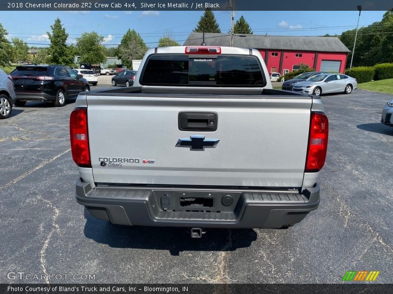 Silver Ice Metallic / Jet Black 2018 Chevrolet Colorado ZR2 Crew Cab 4x4