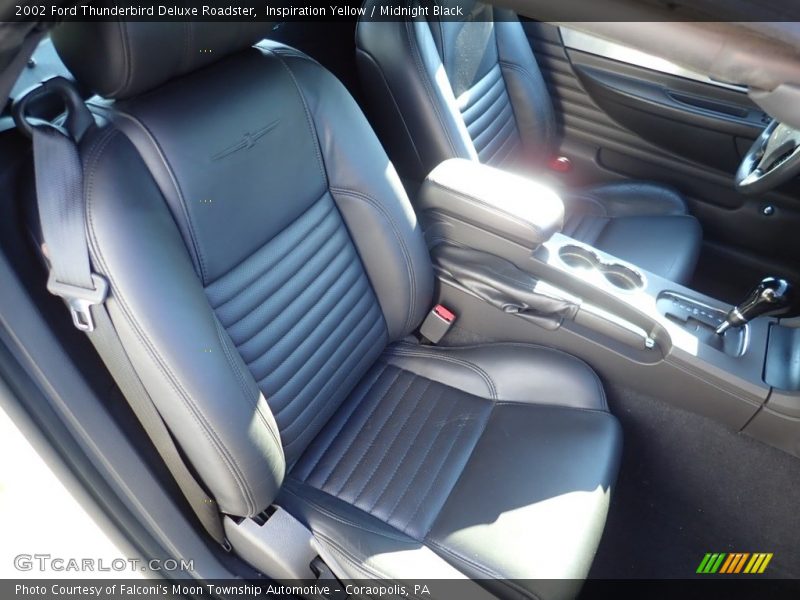 Inspiration Yellow / Midnight Black 2002 Ford Thunderbird Deluxe Roadster