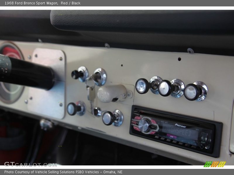 Controls of 1968 Bronco Sport Wagon