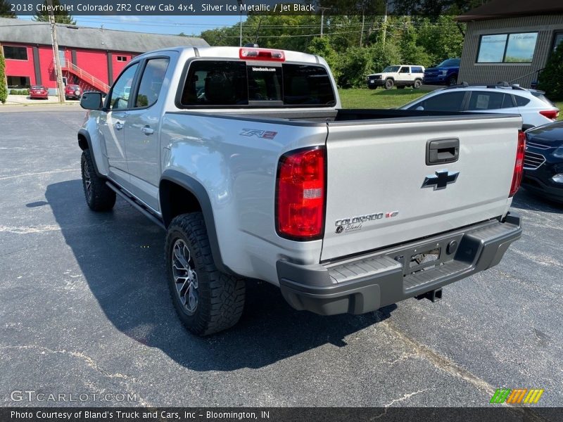 Silver Ice Metallic / Jet Black 2018 Chevrolet Colorado ZR2 Crew Cab 4x4