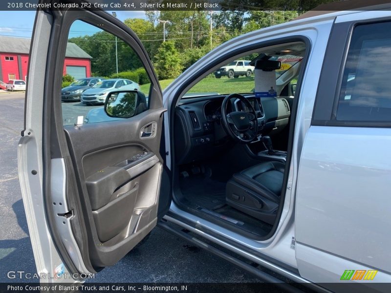 Silver Ice Metallic / Jet Black 2018 Chevrolet Colorado ZR2 Crew Cab 4x4