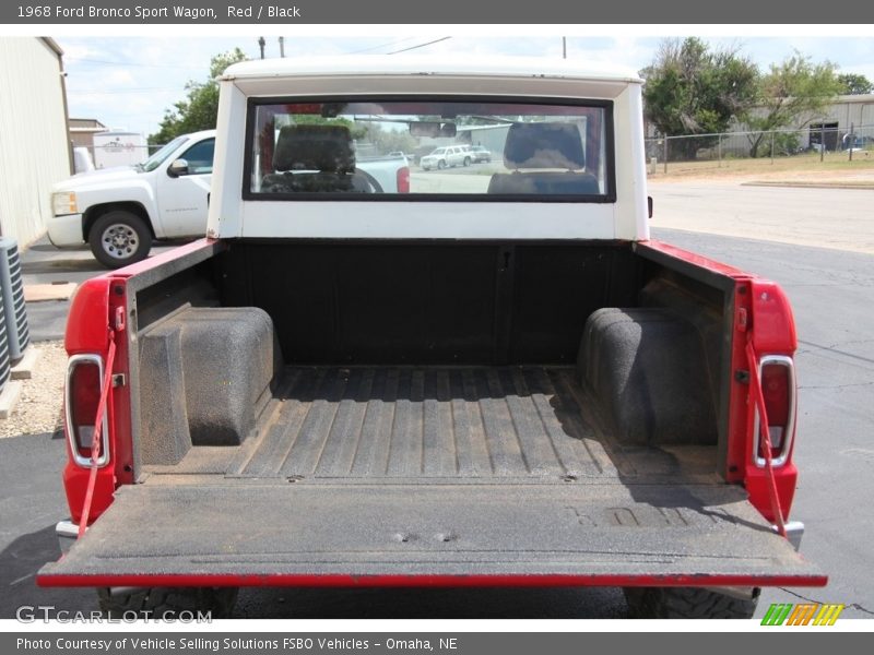 Red / Black 1968 Ford Bronco Sport Wagon