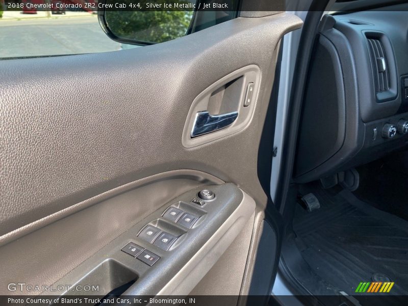 Silver Ice Metallic / Jet Black 2018 Chevrolet Colorado ZR2 Crew Cab 4x4
