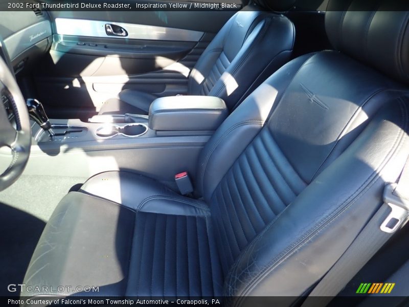 Inspiration Yellow / Midnight Black 2002 Ford Thunderbird Deluxe Roadster