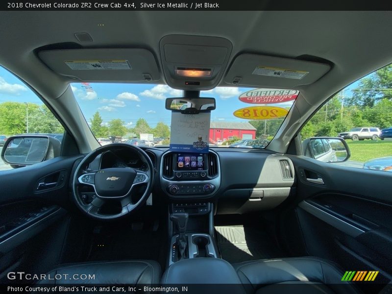 Silver Ice Metallic / Jet Black 2018 Chevrolet Colorado ZR2 Crew Cab 4x4