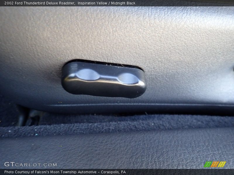 Inspiration Yellow / Midnight Black 2002 Ford Thunderbird Deluxe Roadster