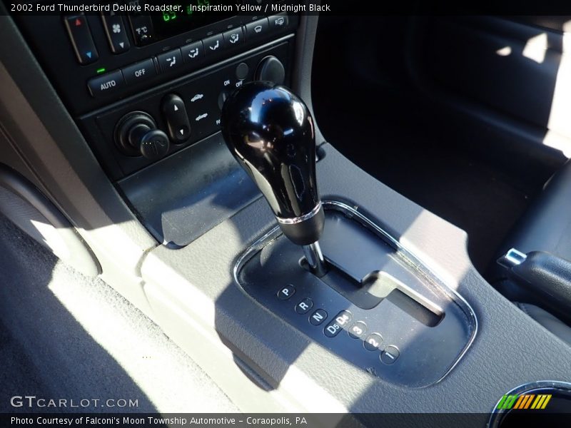 Inspiration Yellow / Midnight Black 2002 Ford Thunderbird Deluxe Roadster