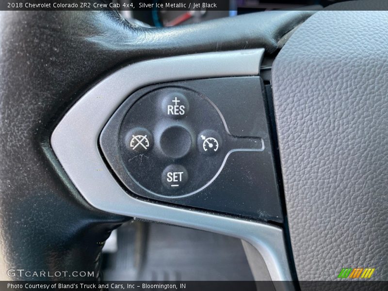 Silver Ice Metallic / Jet Black 2018 Chevrolet Colorado ZR2 Crew Cab 4x4