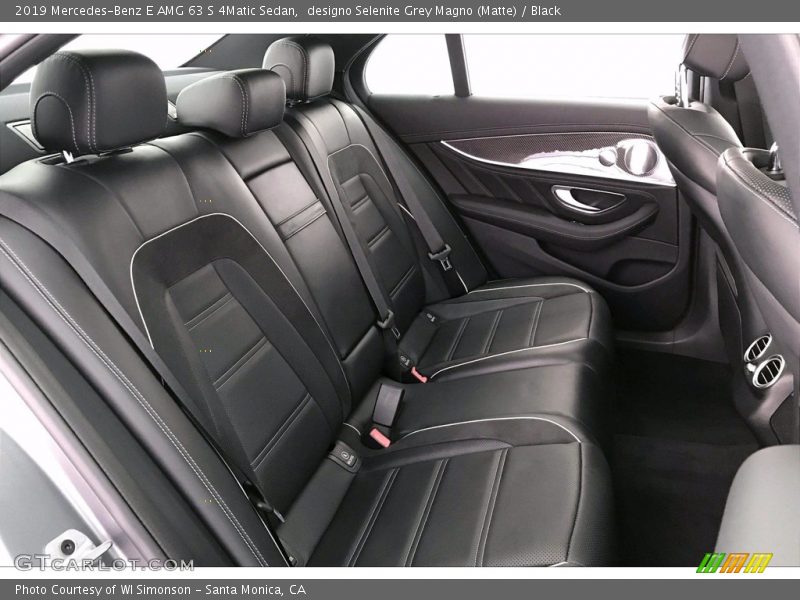 Rear Seat of 2019 E AMG 63 S 4Matic Sedan