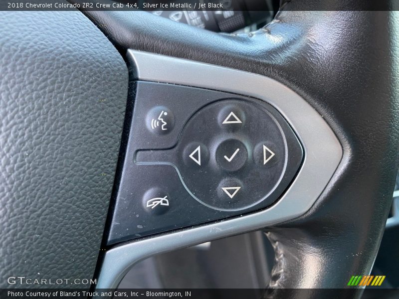 Silver Ice Metallic / Jet Black 2018 Chevrolet Colorado ZR2 Crew Cab 4x4