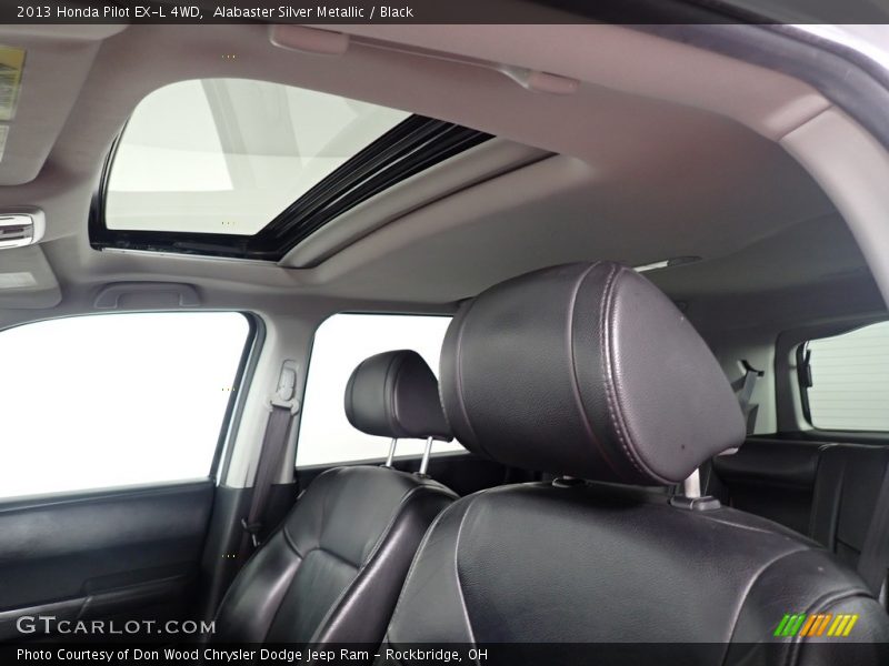 Alabaster Silver Metallic / Black 2013 Honda Pilot EX-L 4WD