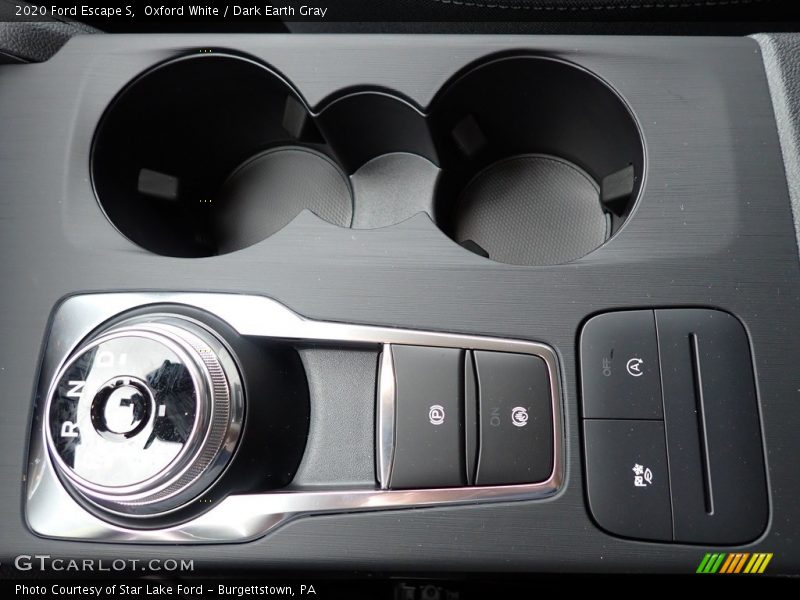 Oxford White / Dark Earth Gray 2020 Ford Escape S