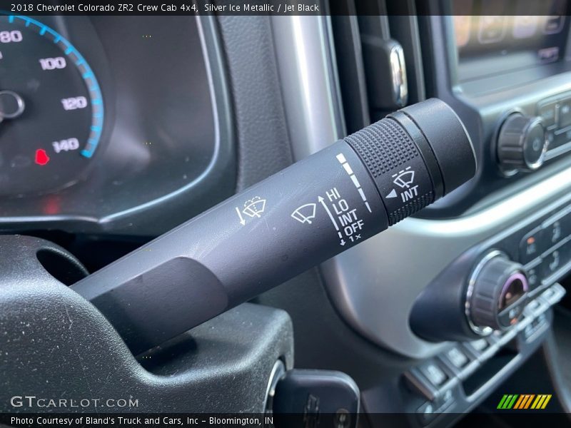 Silver Ice Metallic / Jet Black 2018 Chevrolet Colorado ZR2 Crew Cab 4x4