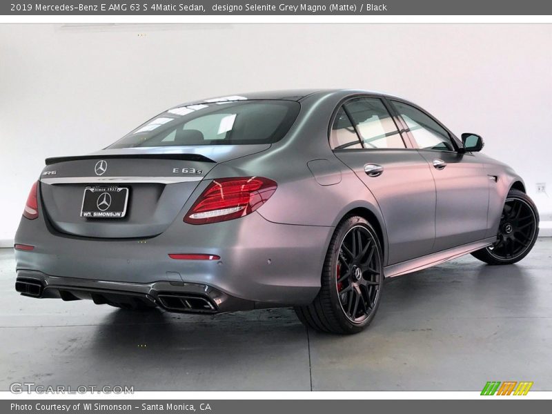 designo Selenite Grey Magno (Matte) / Black 2019 Mercedes-Benz E AMG 63 S 4Matic Sedan