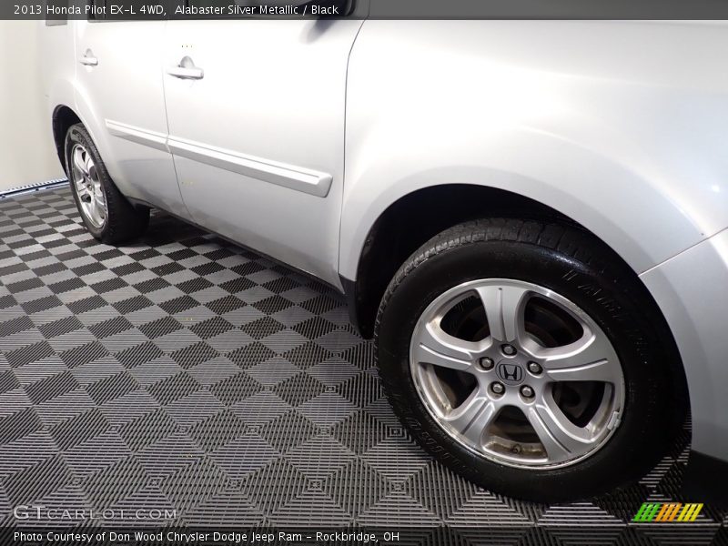Alabaster Silver Metallic / Black 2013 Honda Pilot EX-L 4WD