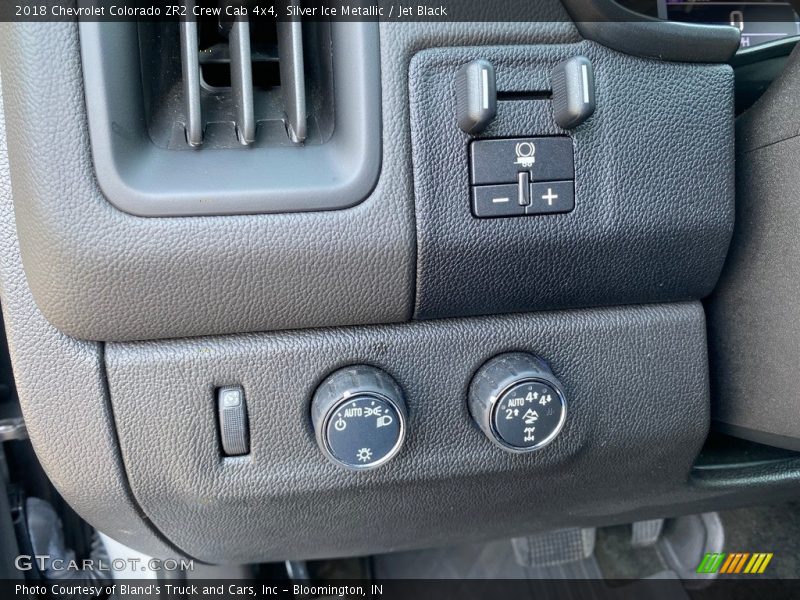 Silver Ice Metallic / Jet Black 2018 Chevrolet Colorado ZR2 Crew Cab 4x4