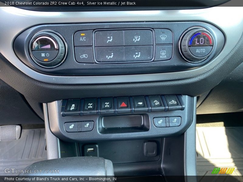 Silver Ice Metallic / Jet Black 2018 Chevrolet Colorado ZR2 Crew Cab 4x4