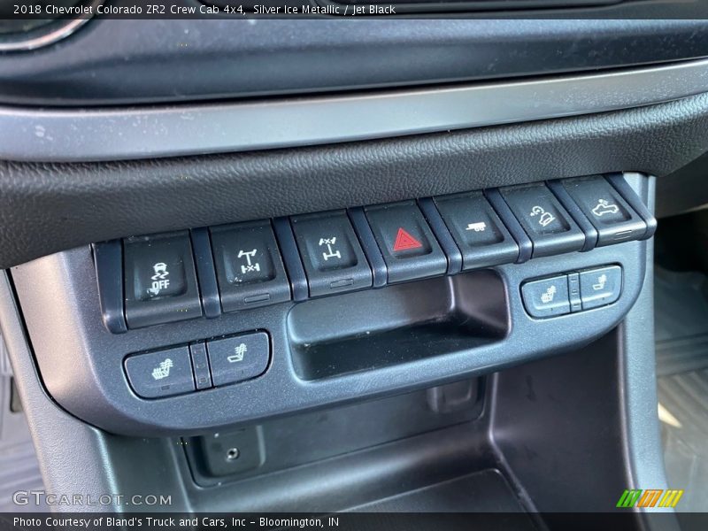 Silver Ice Metallic / Jet Black 2018 Chevrolet Colorado ZR2 Crew Cab 4x4